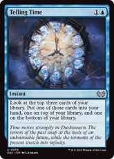 Dizer as Horas / Telling Time - Magic: The Gathering - MoxLand